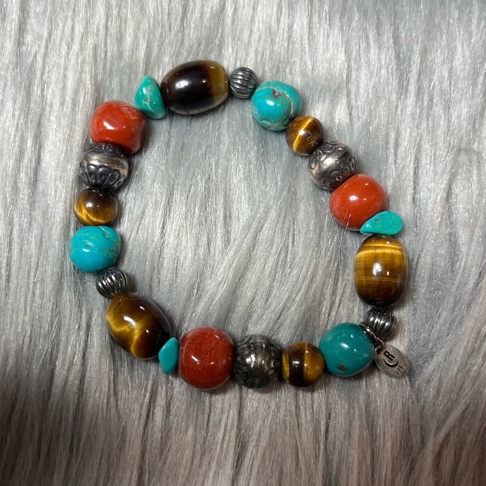 Carolyn pollack stone stretch bracelet